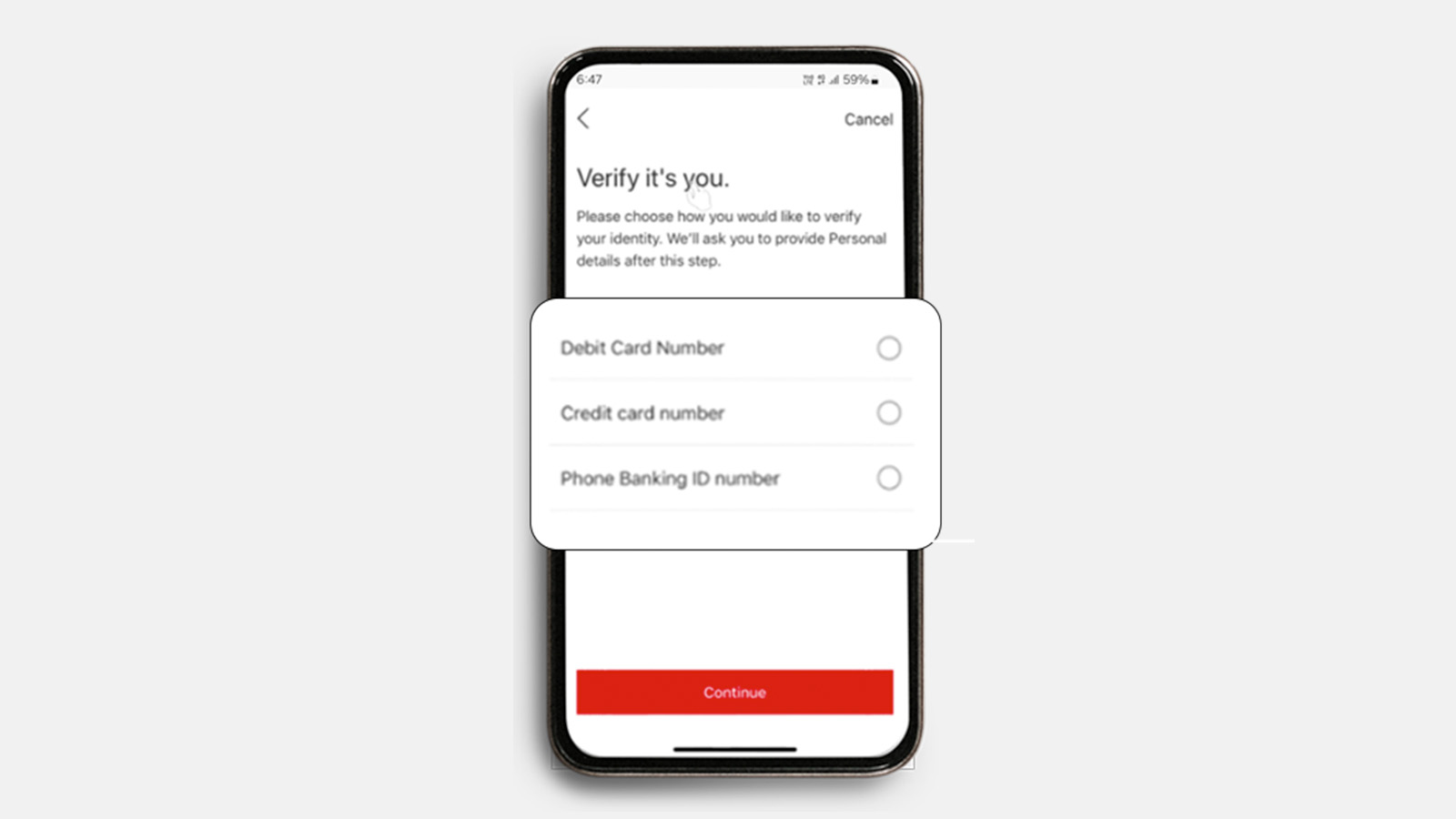 Verifikasi diri Anda